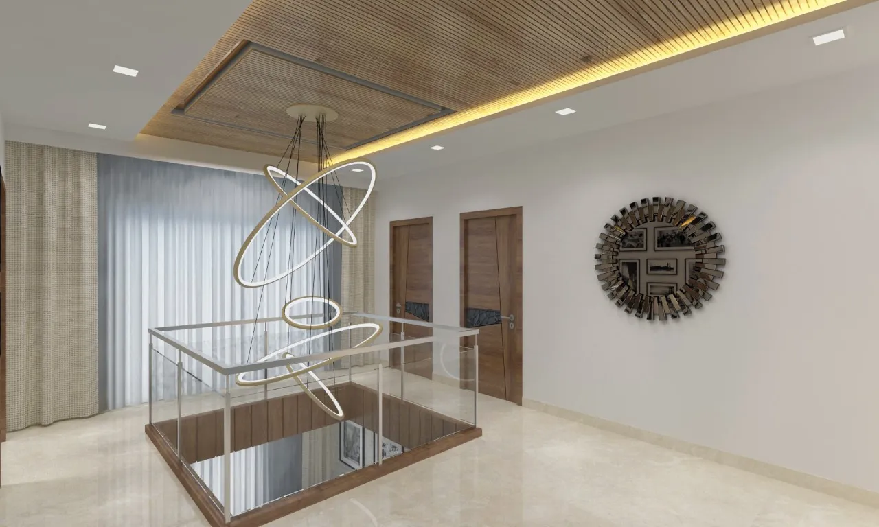 Luxury Villa Grand Living Room Interior Design in Hyderabad