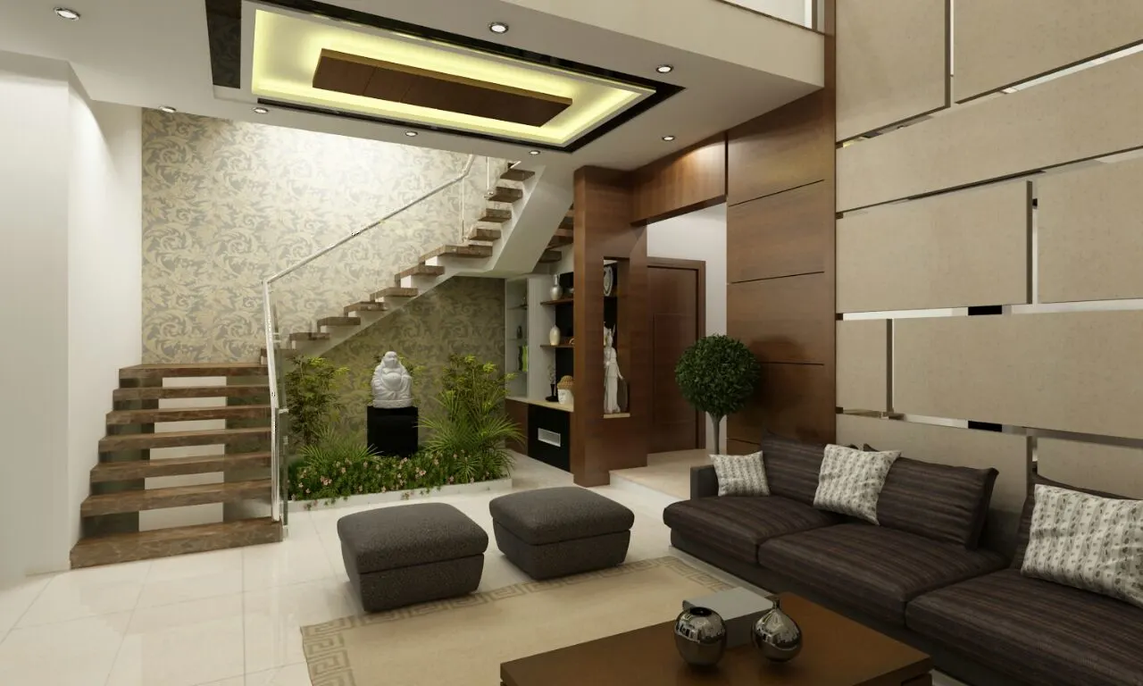 Cozy Living Room Design in Manikonda