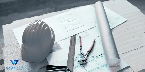 Walls Asia civil contractors managing a construction site in Hyderabad