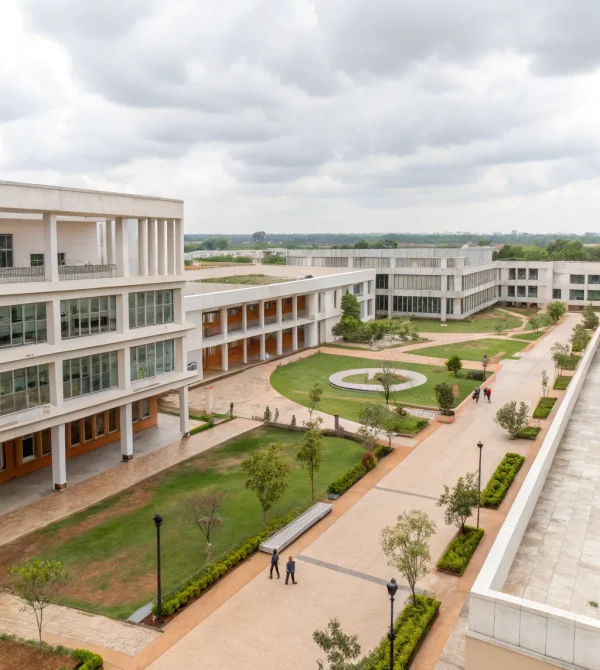 a-modern-educational-campus-in-hyderabad–includin University campus designed by architects in Hyderabad - Sustainable Building Design